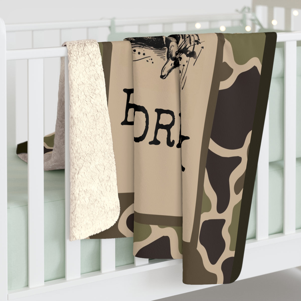 Personalized Duck Hunter Fleece Blanket