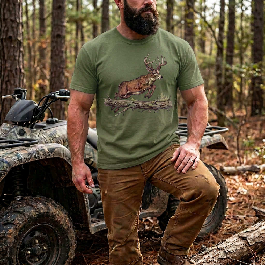Elusive Buck Deer Hunting Wildlife T-Shirt