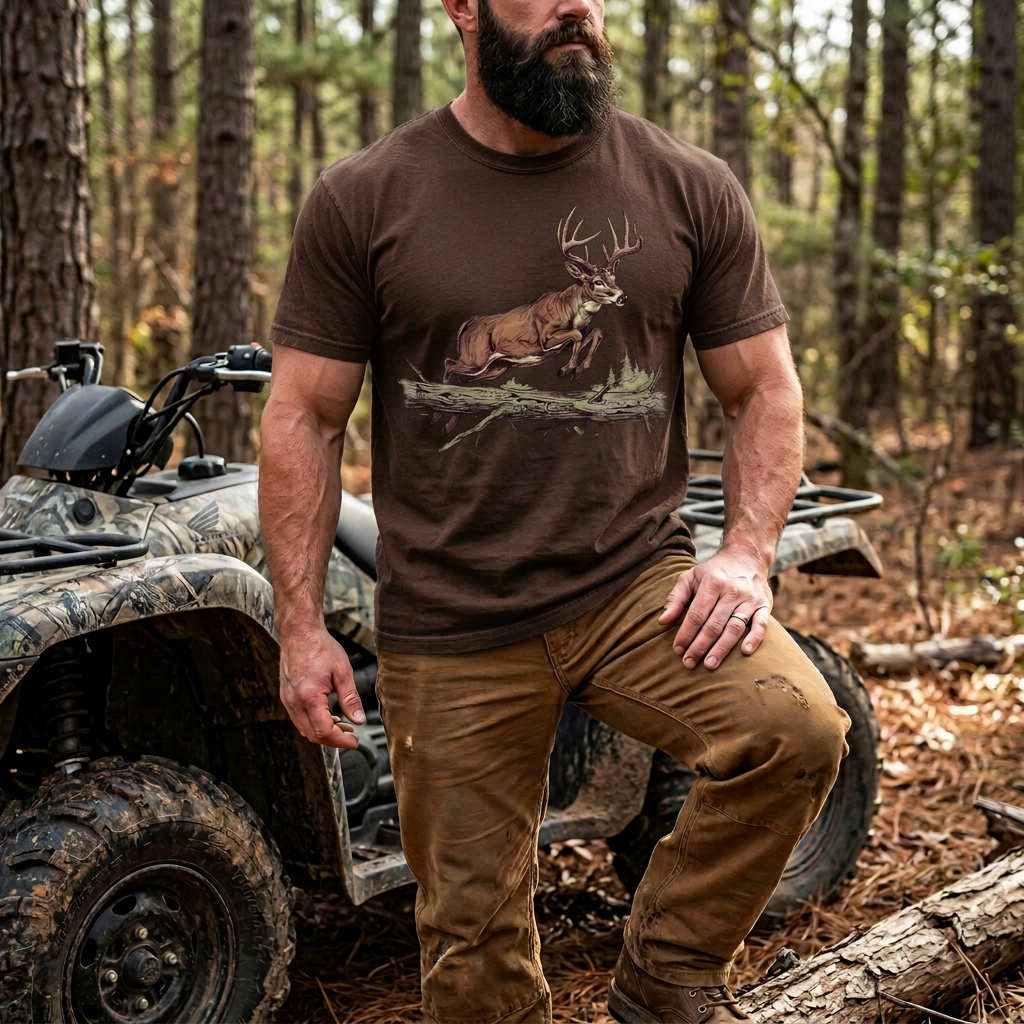 Elusive Buck Deer Hunting Wildlife T-Shirt