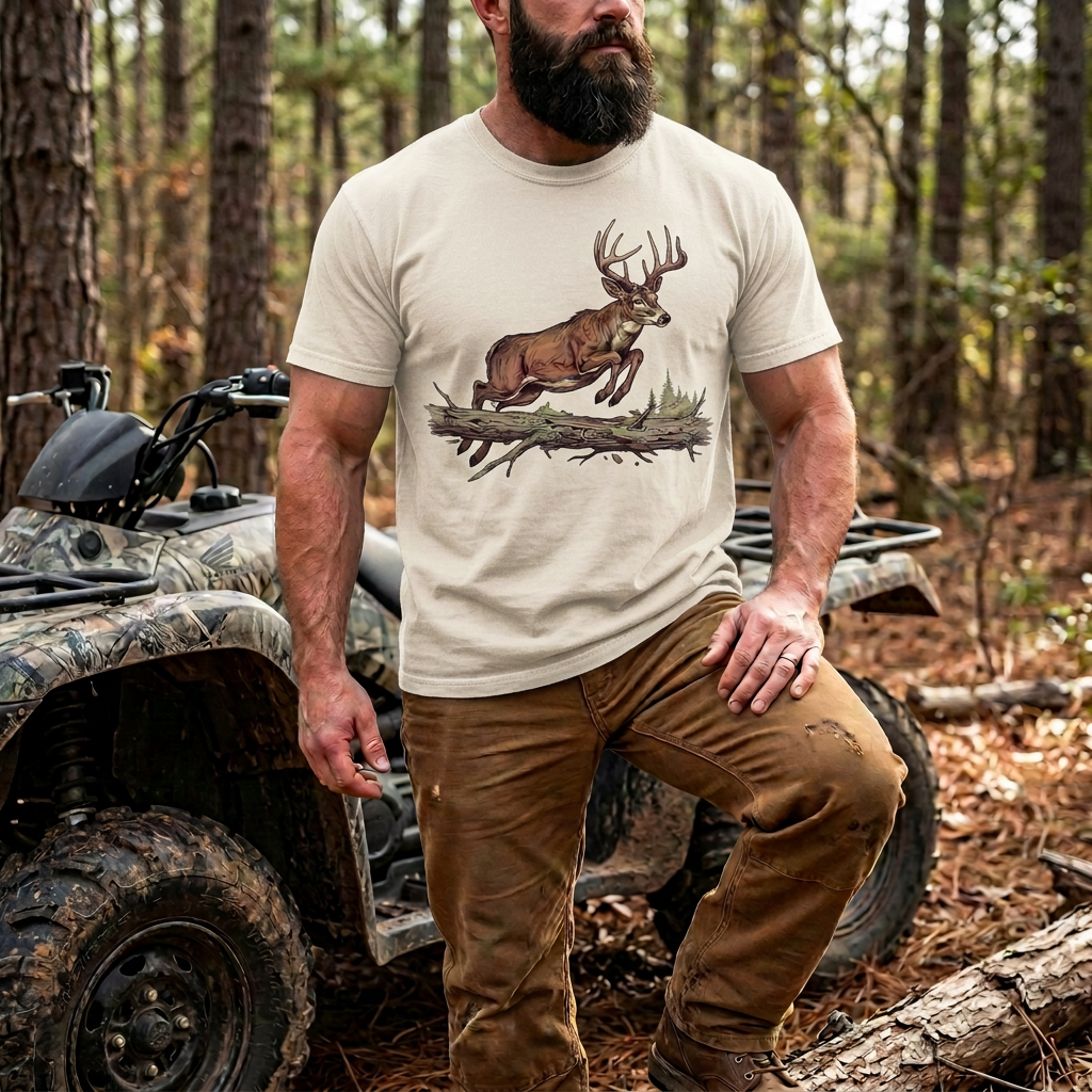 Elusive Buck Deer Hunting Wildlife T-Shirt