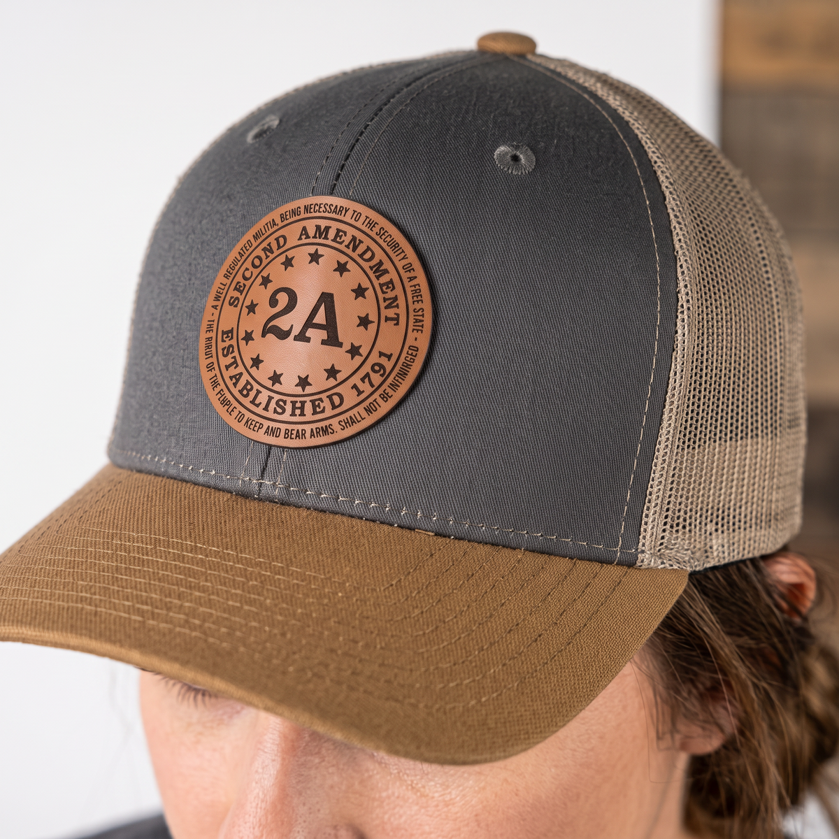 2nd Amendment Charcoal Gray Brown