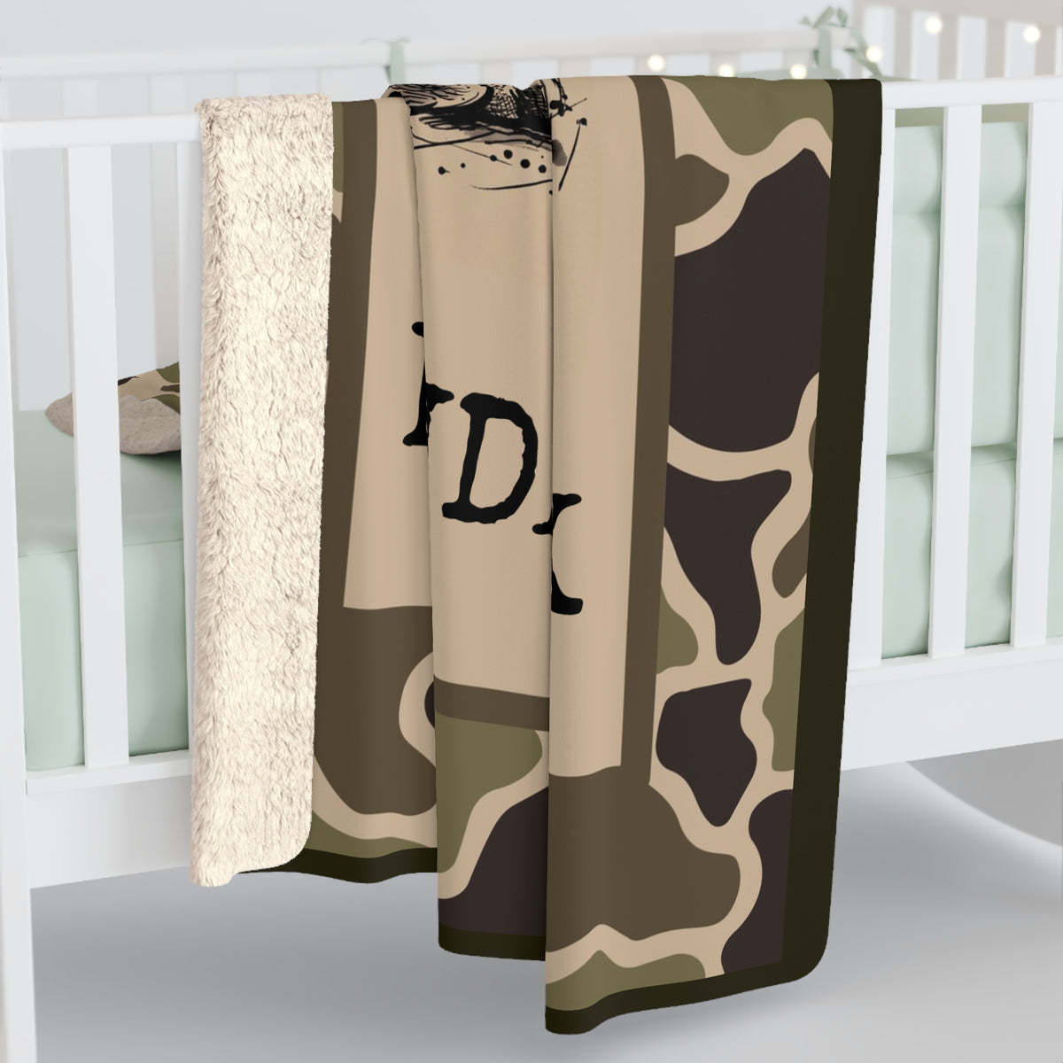 Personalized Duck Hunter Fleece Blanket