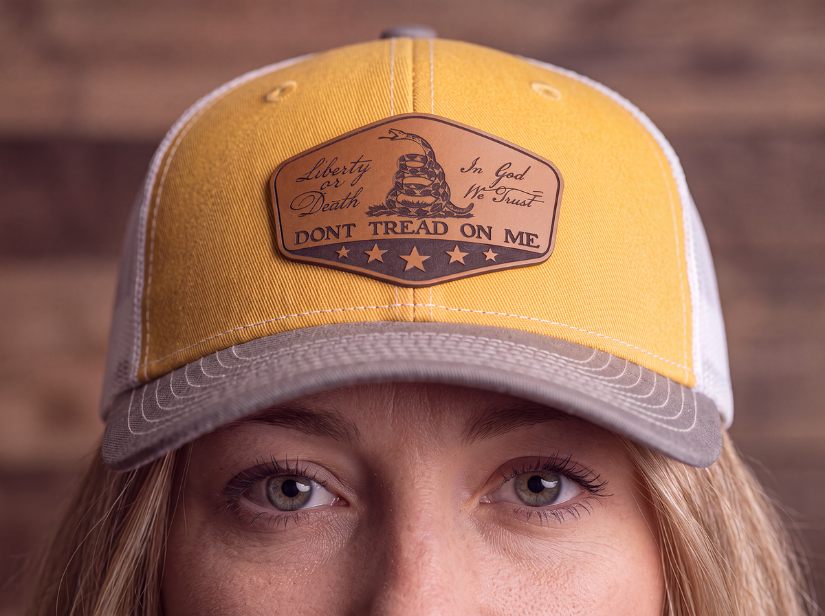 Don't Tread On Me  Yellow Gray