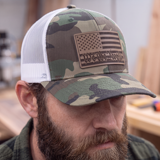 We The People Woodland Camo White
